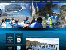 Tablet Screenshot of cyclotourismeavironbayonnais.fr